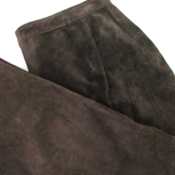 **NWT** Ann Taylor Suede/Leather Pant Size 12 - Picture 5 of 8